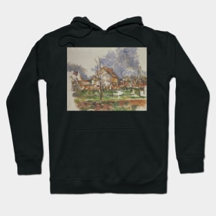 Winter Landscape, Giverny by Paul Cezanne Hoodie